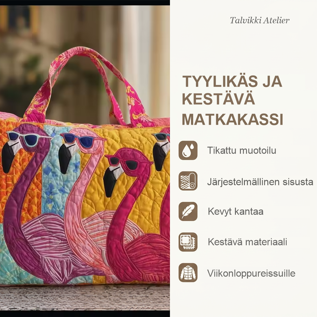 Matkakassin ominaisuudet