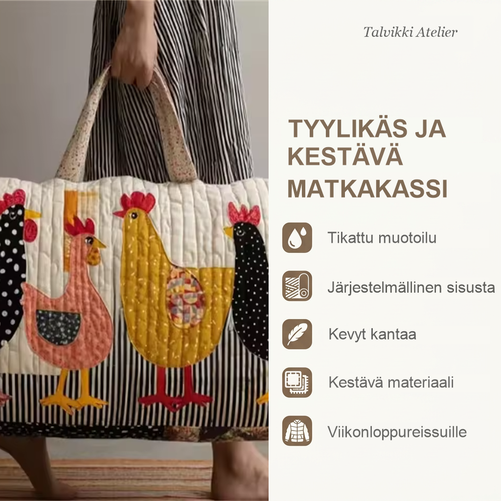 Matkakassin ominaisuudet