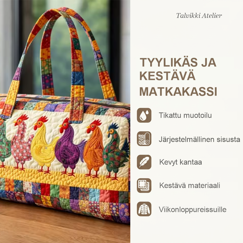 Matkakassin ominaisuudet