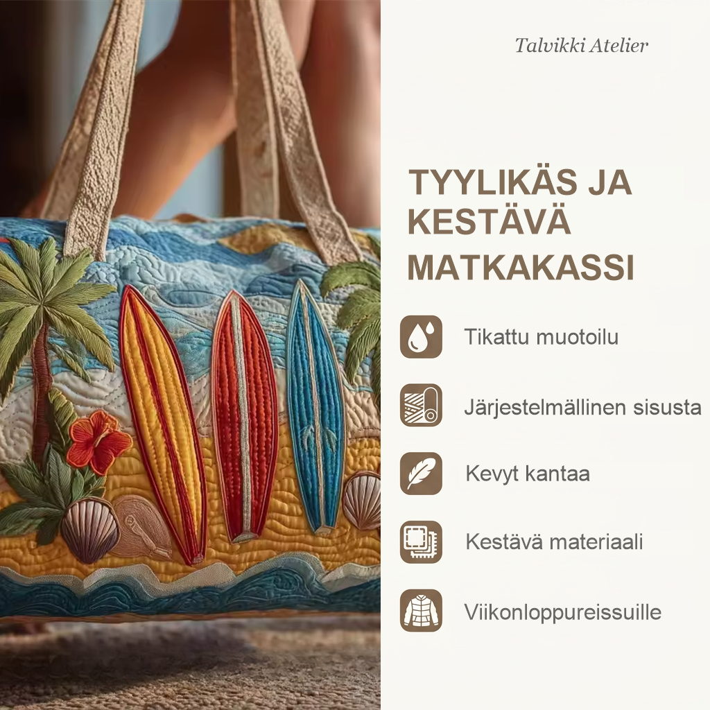 Matkakassin ominaisuudet