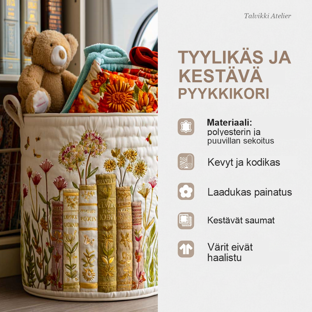 Pyykkikorin ominaisuudet