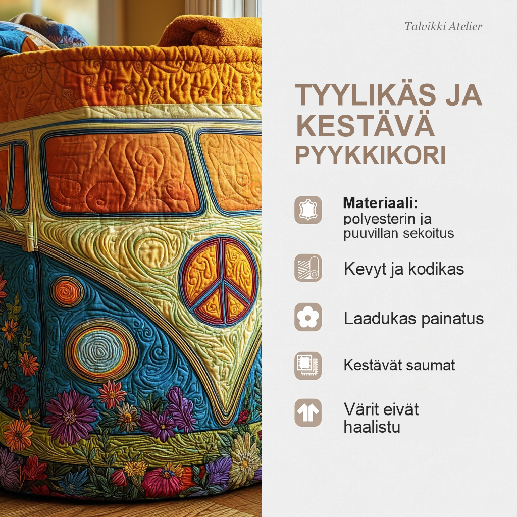 Pyykkikorin ominaisuudet