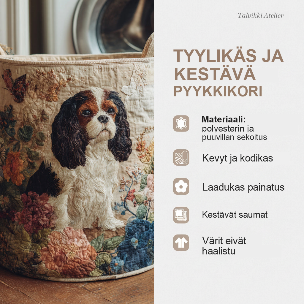 Pyykkikorin ominaisuudet