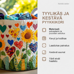 Pyykkikorin ominaisuudet