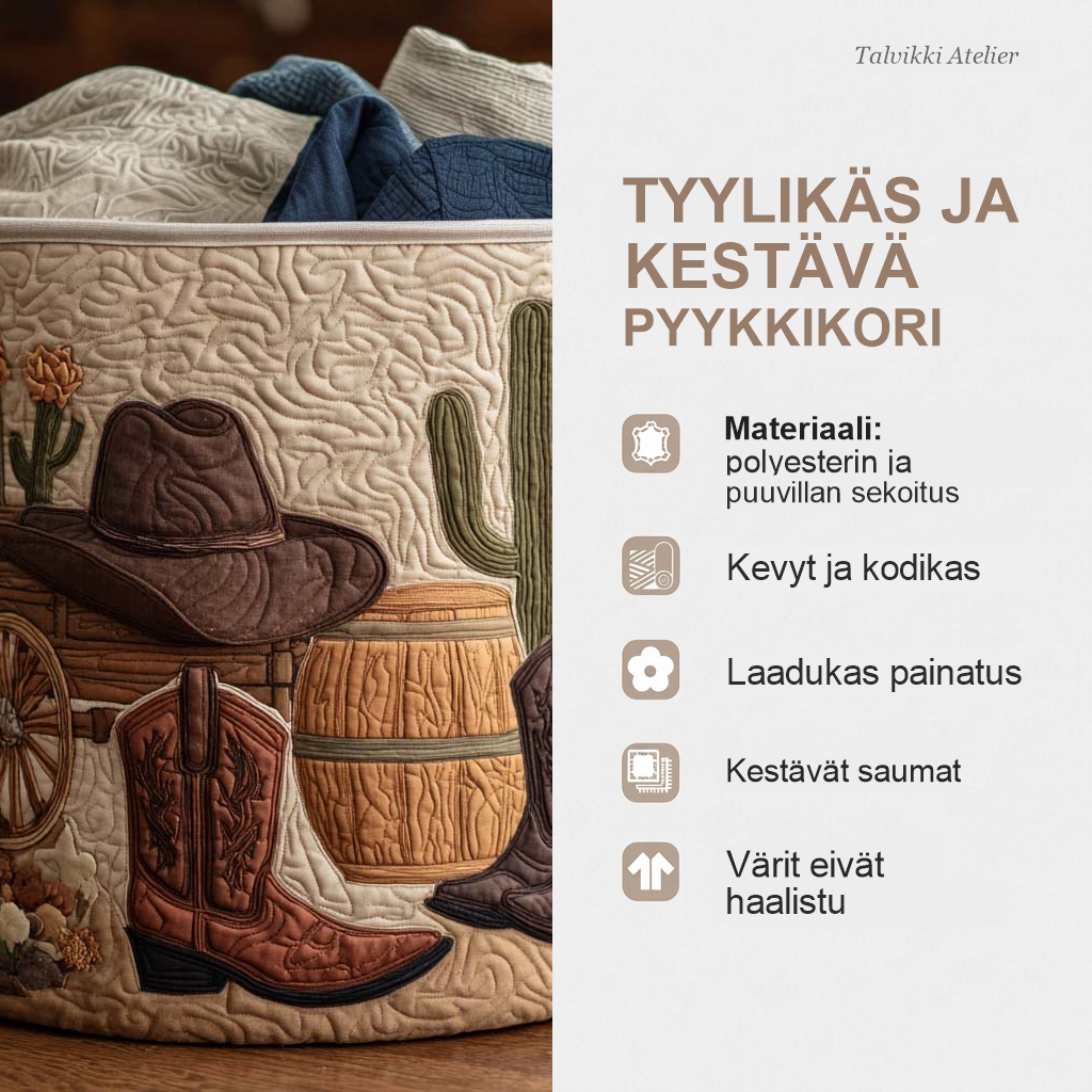 Pyykkikorin ominaisuudet