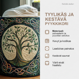 Elämänpuu-pyykkikori
