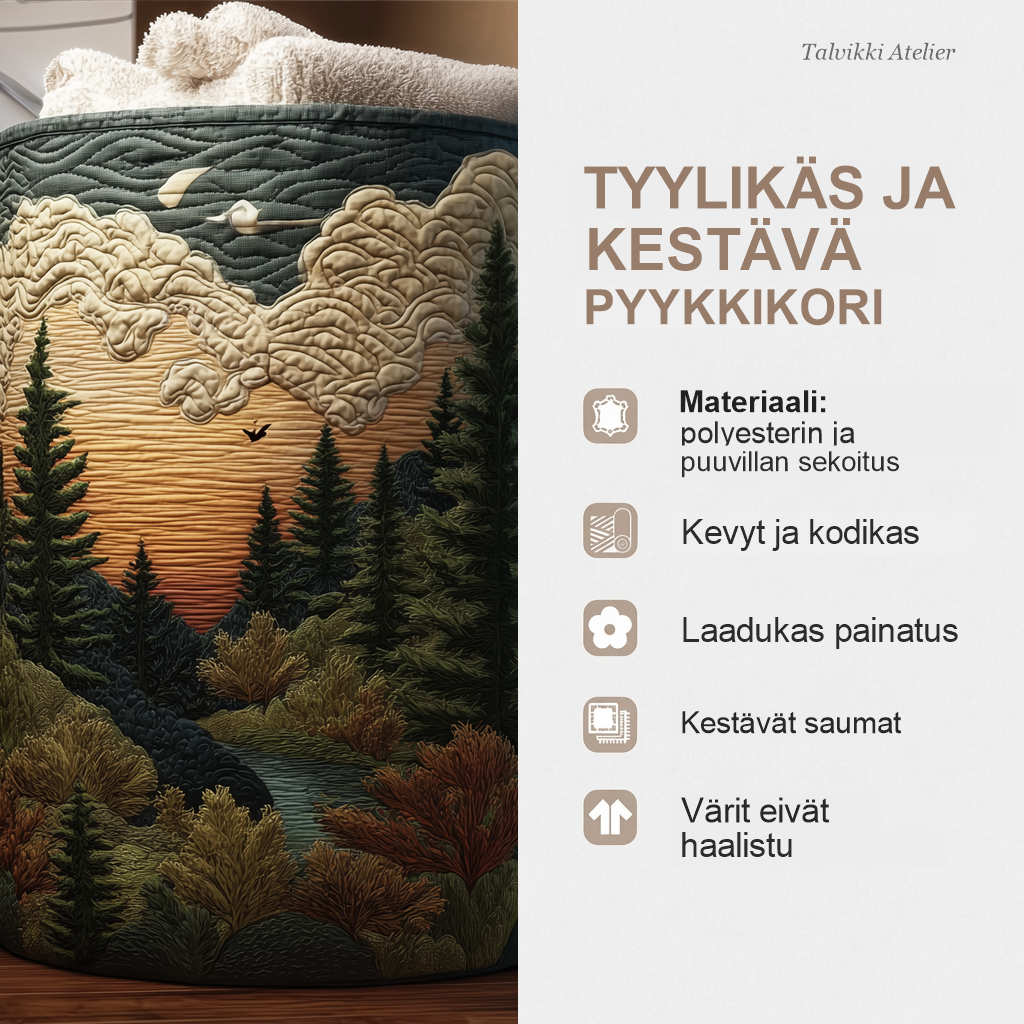 Pyykkikorin ominaisuudet