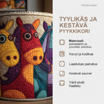 Pyykkikorin ominaisuudet