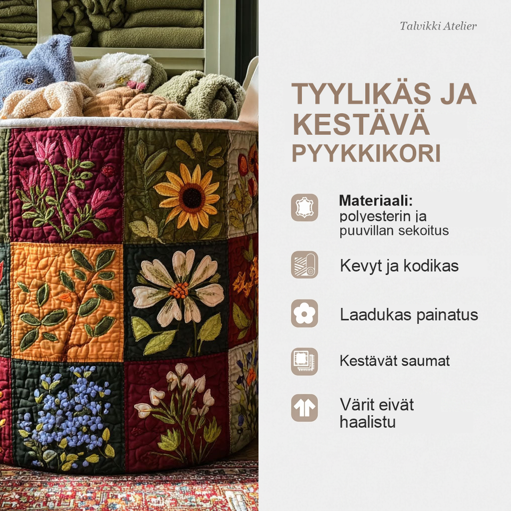 Pyykkikorin ominaisuudet