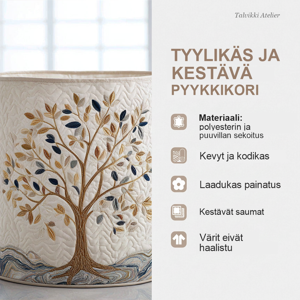 Pyykkikorin ominaisuudet