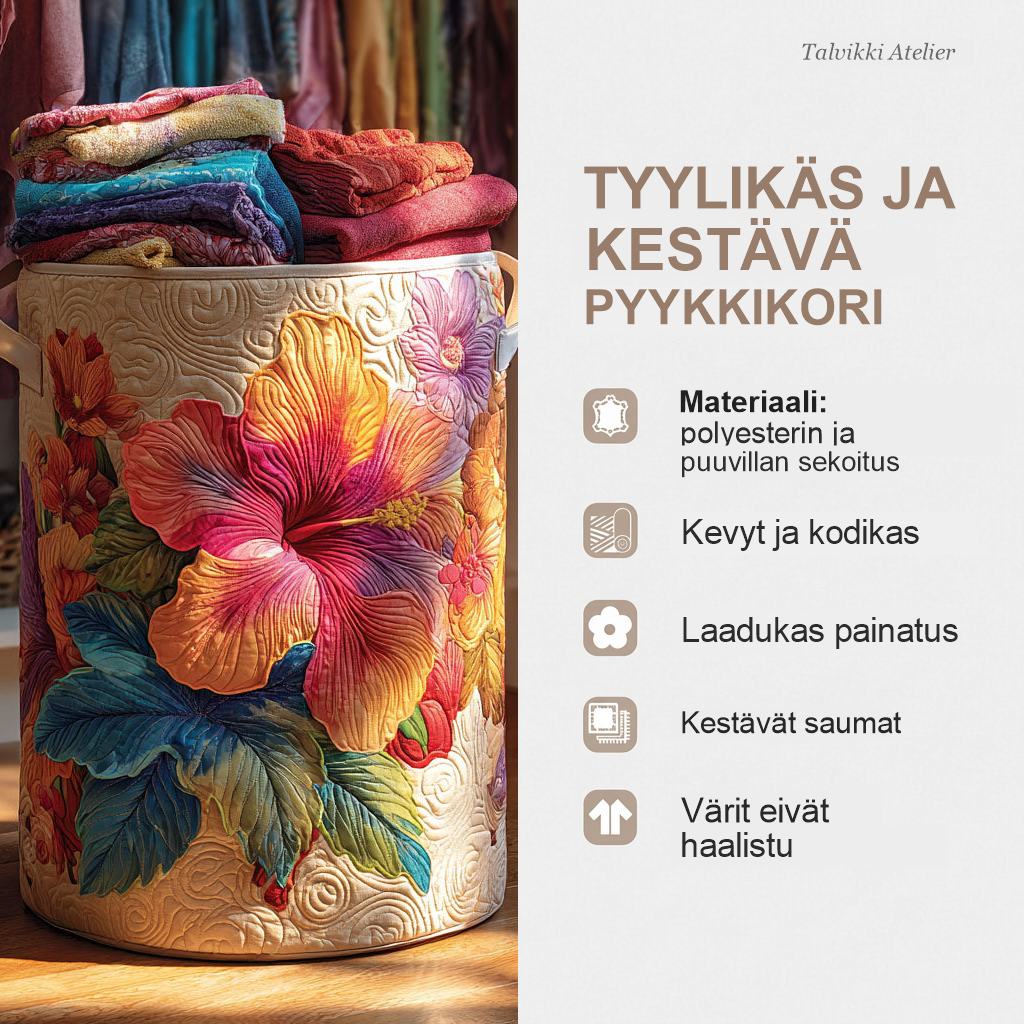 Pyykkikorin ominaisuudet
