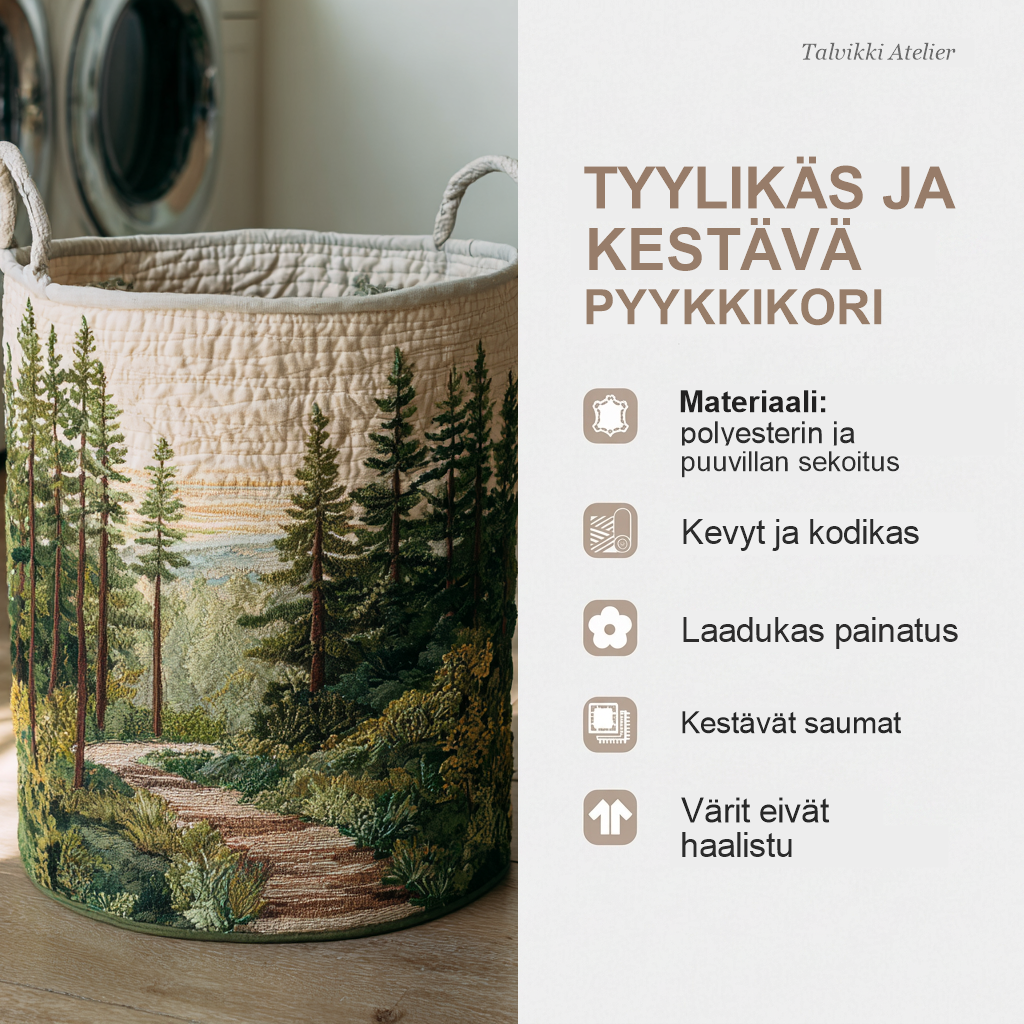 Pyykkikorin ominaisuudet