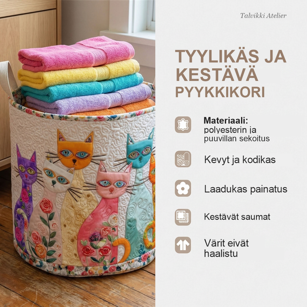 Pyykkikorin ominaisuudet