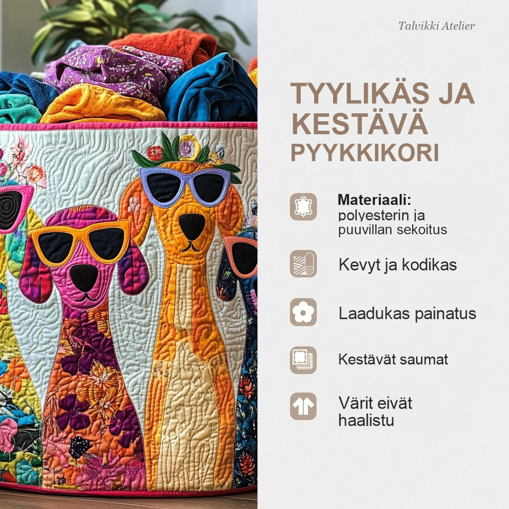 Pyykkikorin ominaisuudet