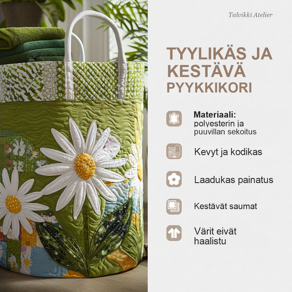Pyykkikorin ominaisuudet