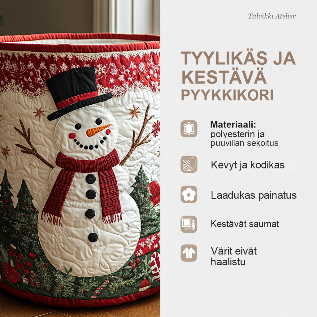 Pyykkikorin ominaisuudet
