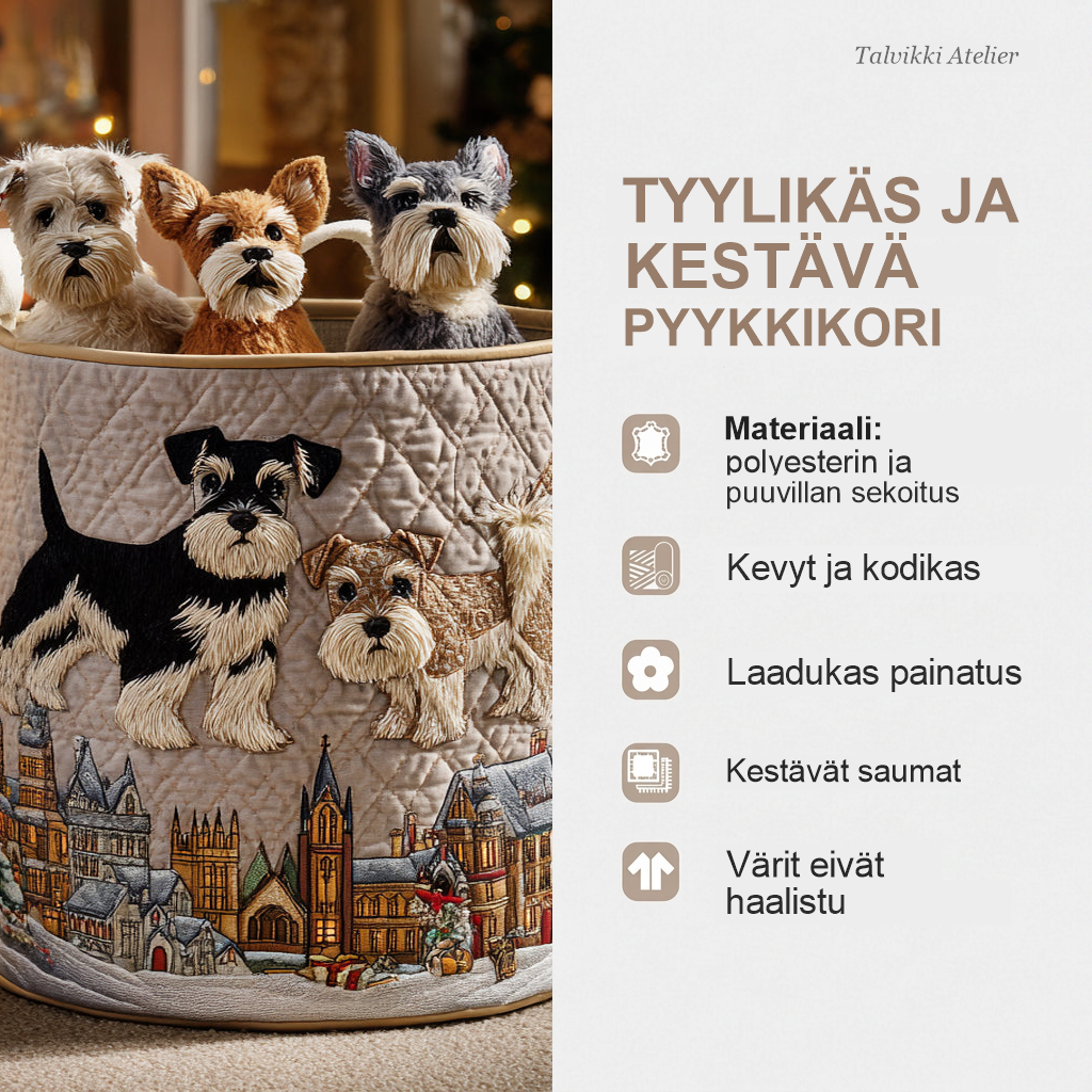 Pyykkikorin ominaisuudet