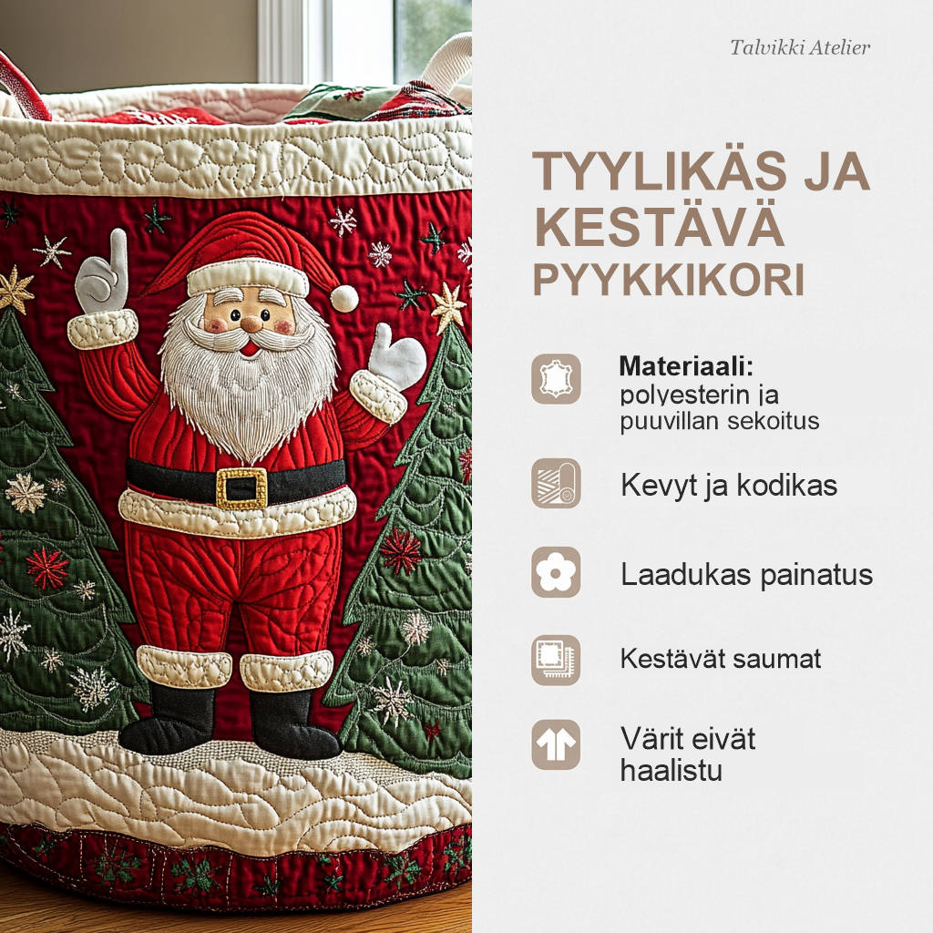 Pyykkikorin ominaisuudet