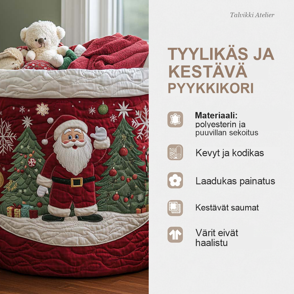 Pyykkikorin ominaisuudet