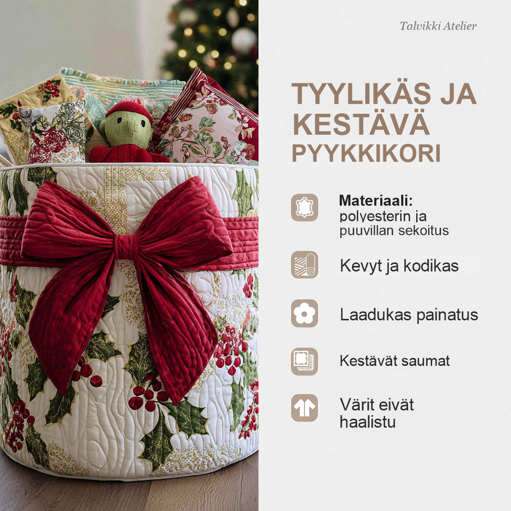 Pyykkikorin ominaisuudet