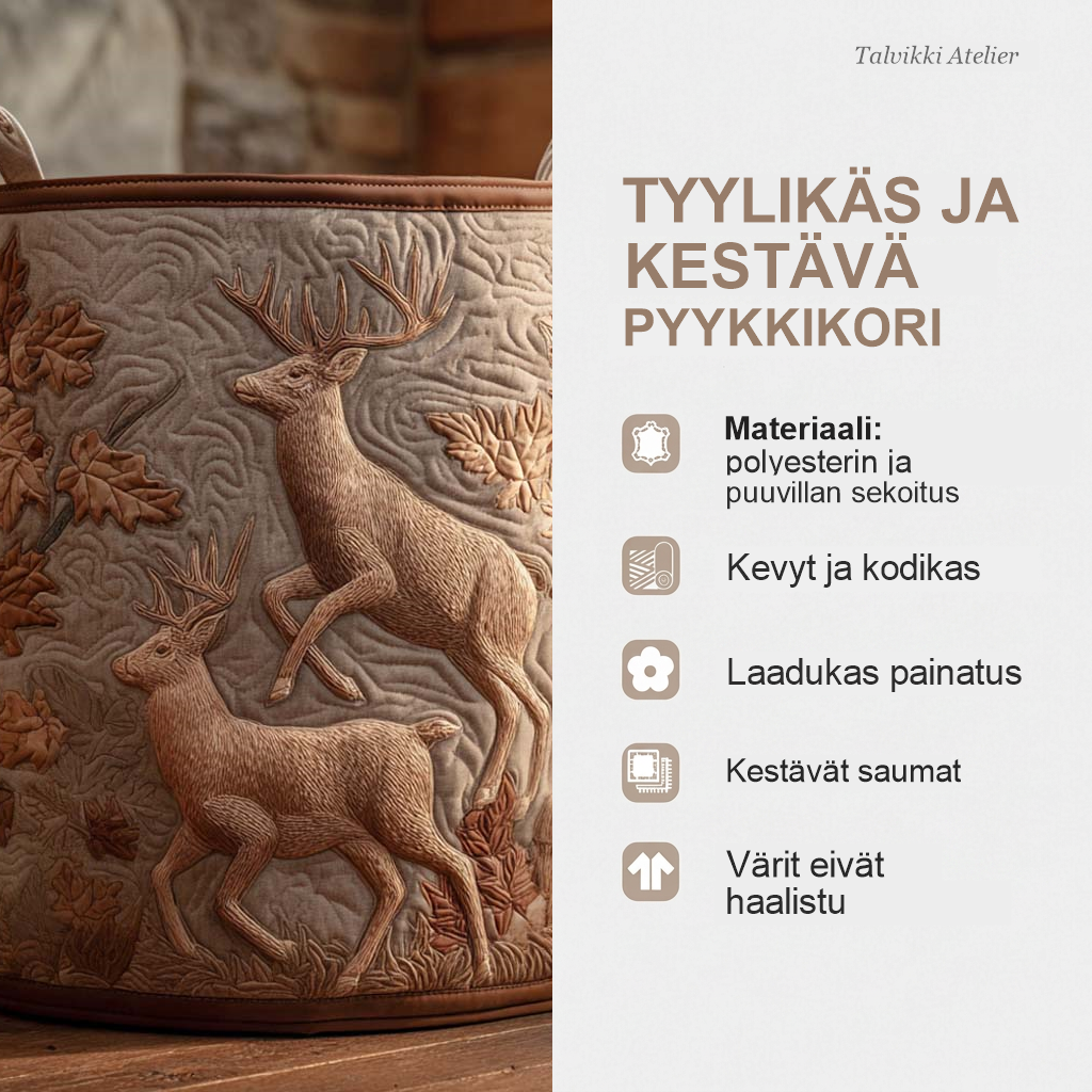 Pyykkikorin ominaisuudet