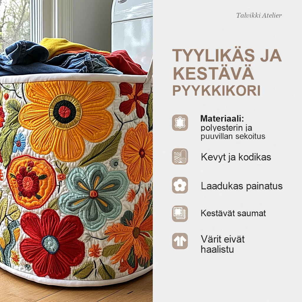 Pyykkikorin ominaisuudet