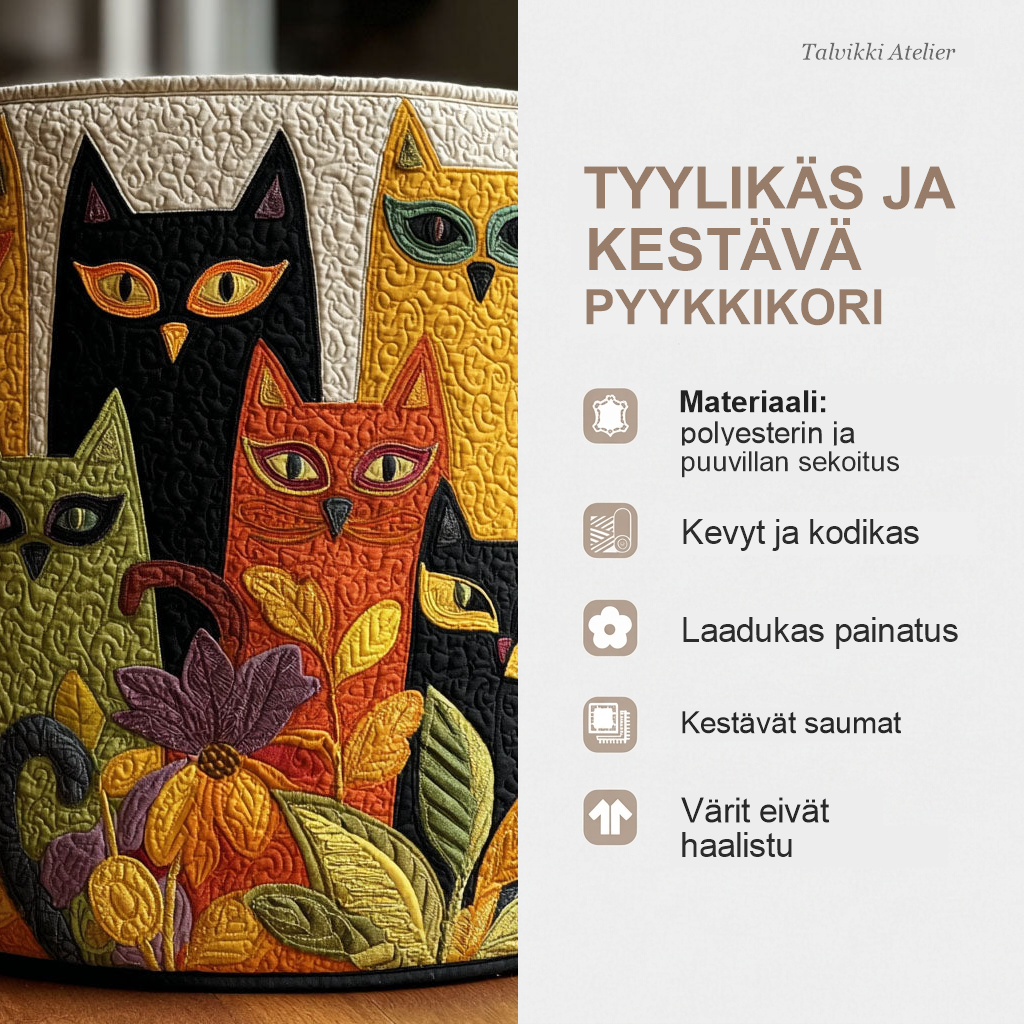 Pyykkikorin ominaisuudet