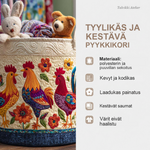 Pyykkikorin ominaisuudet