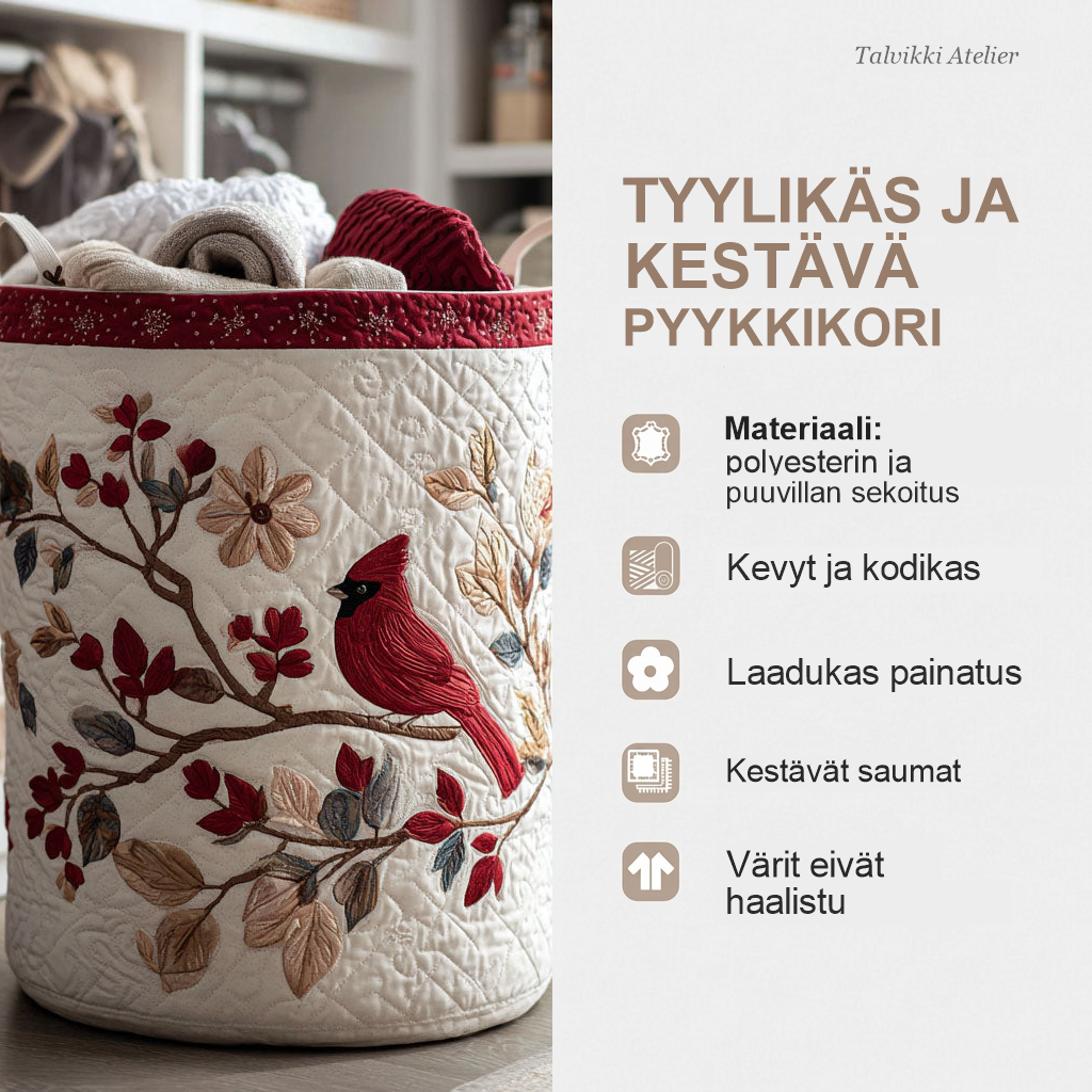Pyykkikorin ominaisuudet