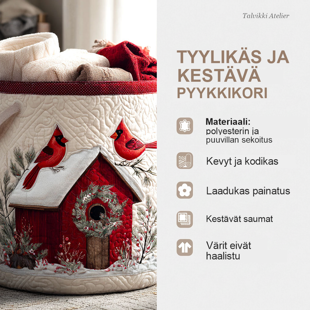 Pyykkikorin ominaisuudet