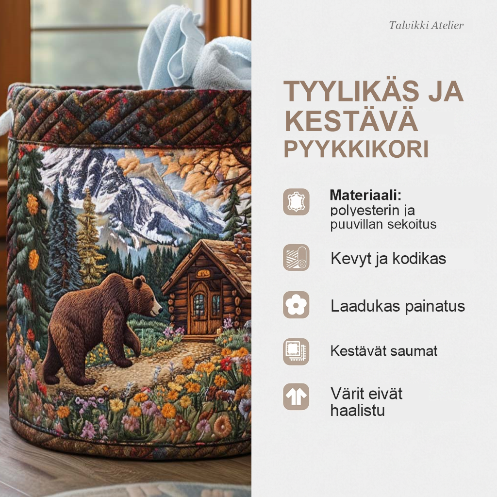 Pyykkikorin ominaisuudet