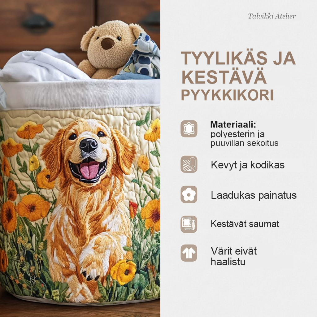Pyykkikorin ominaisuudet