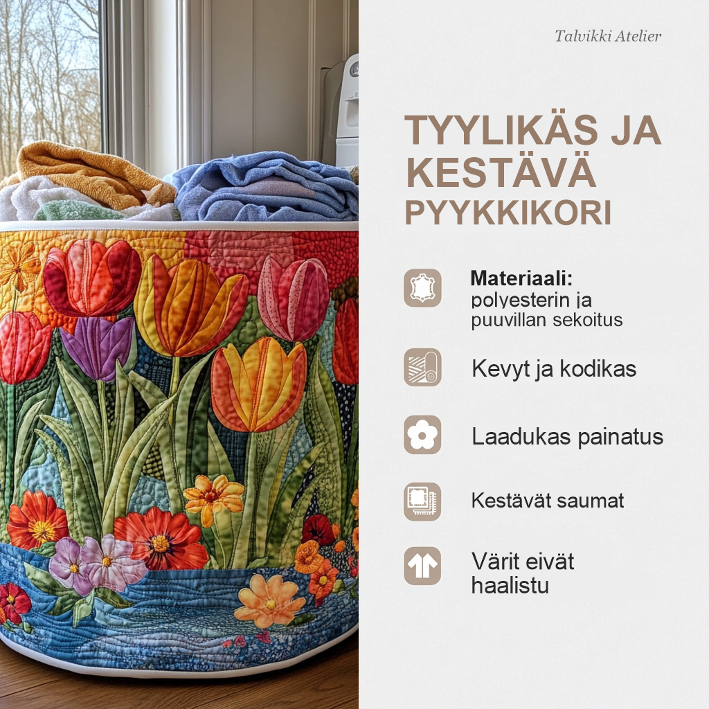 Pyykkikorin ominaisuudet