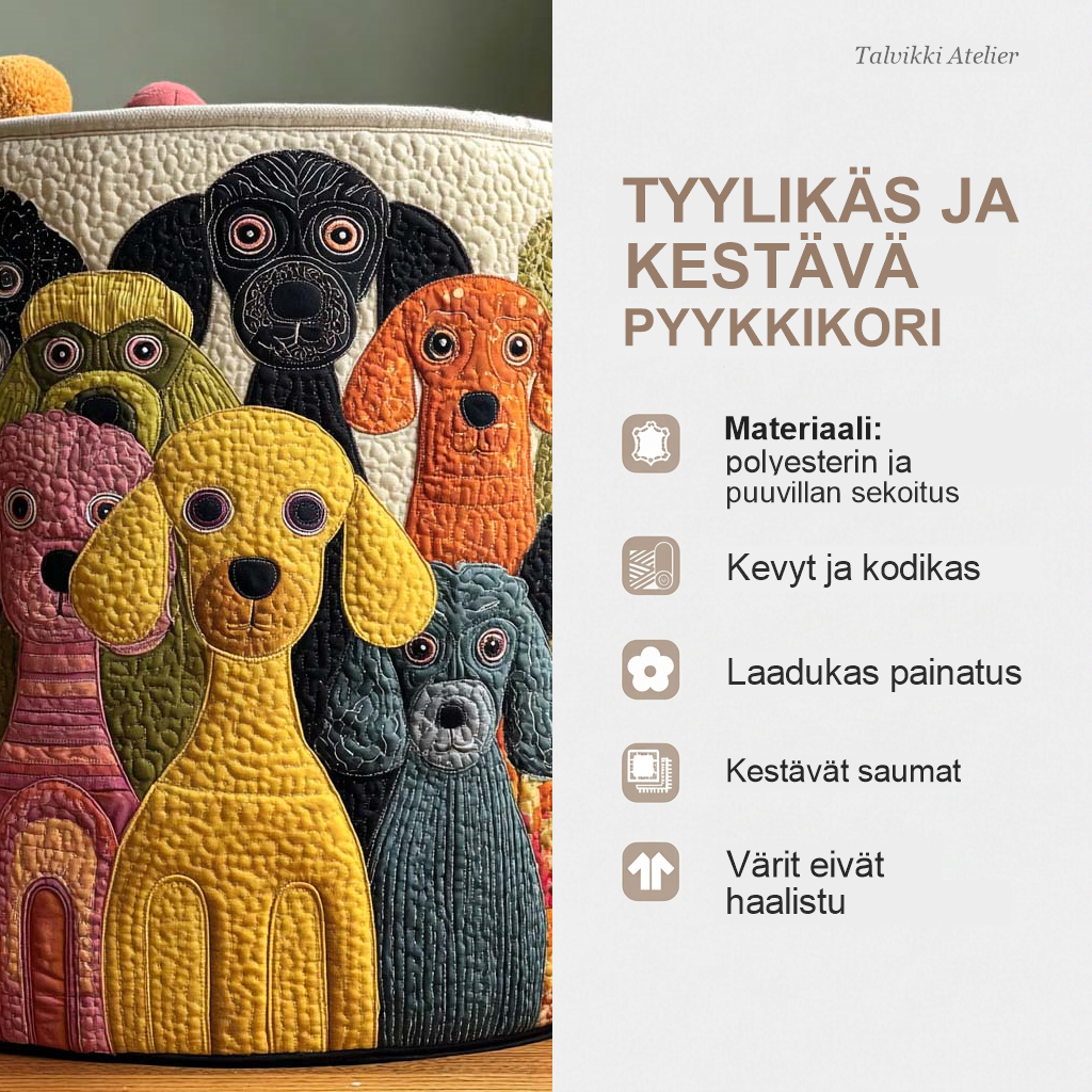 Pyykkikorin ominaisuudet