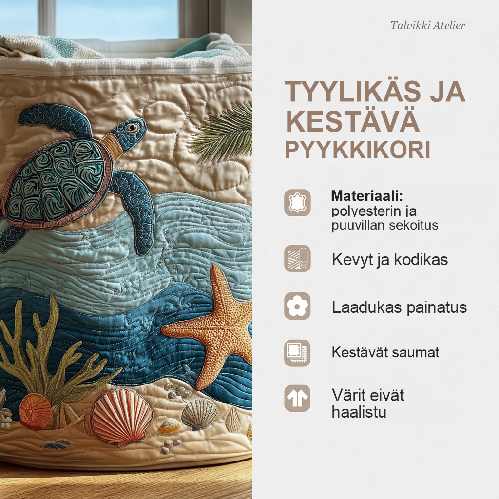 Pyykkikorin ominaisuudet