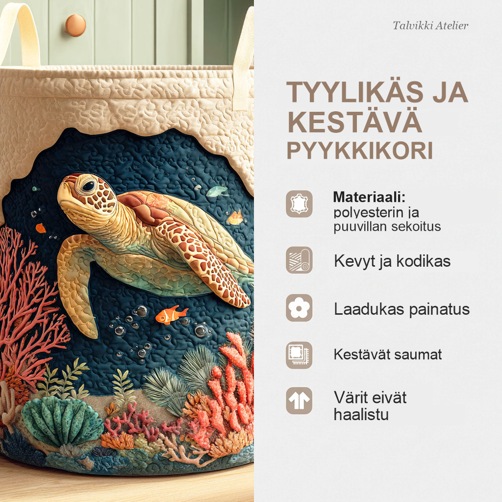 Pyykkikorin ominaisuudet