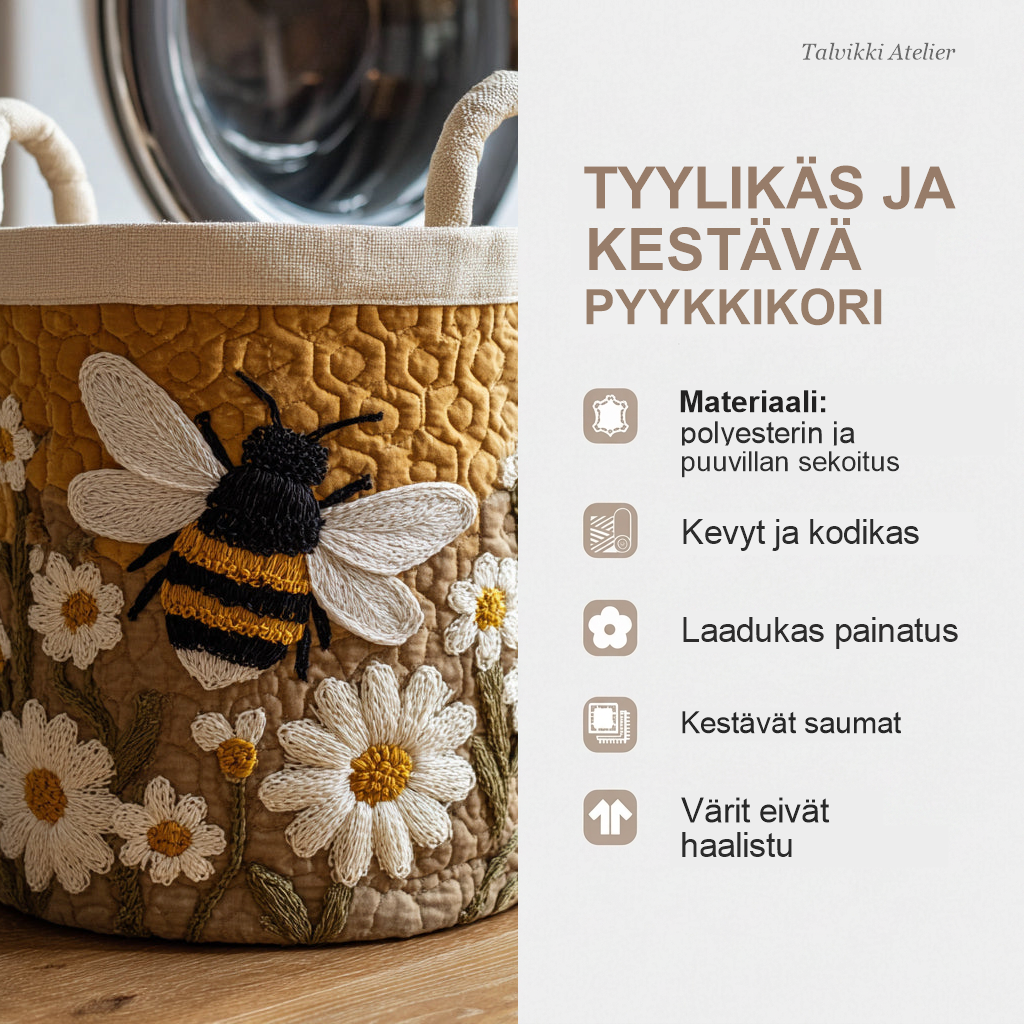 Pyykkikorin ominaisuudet