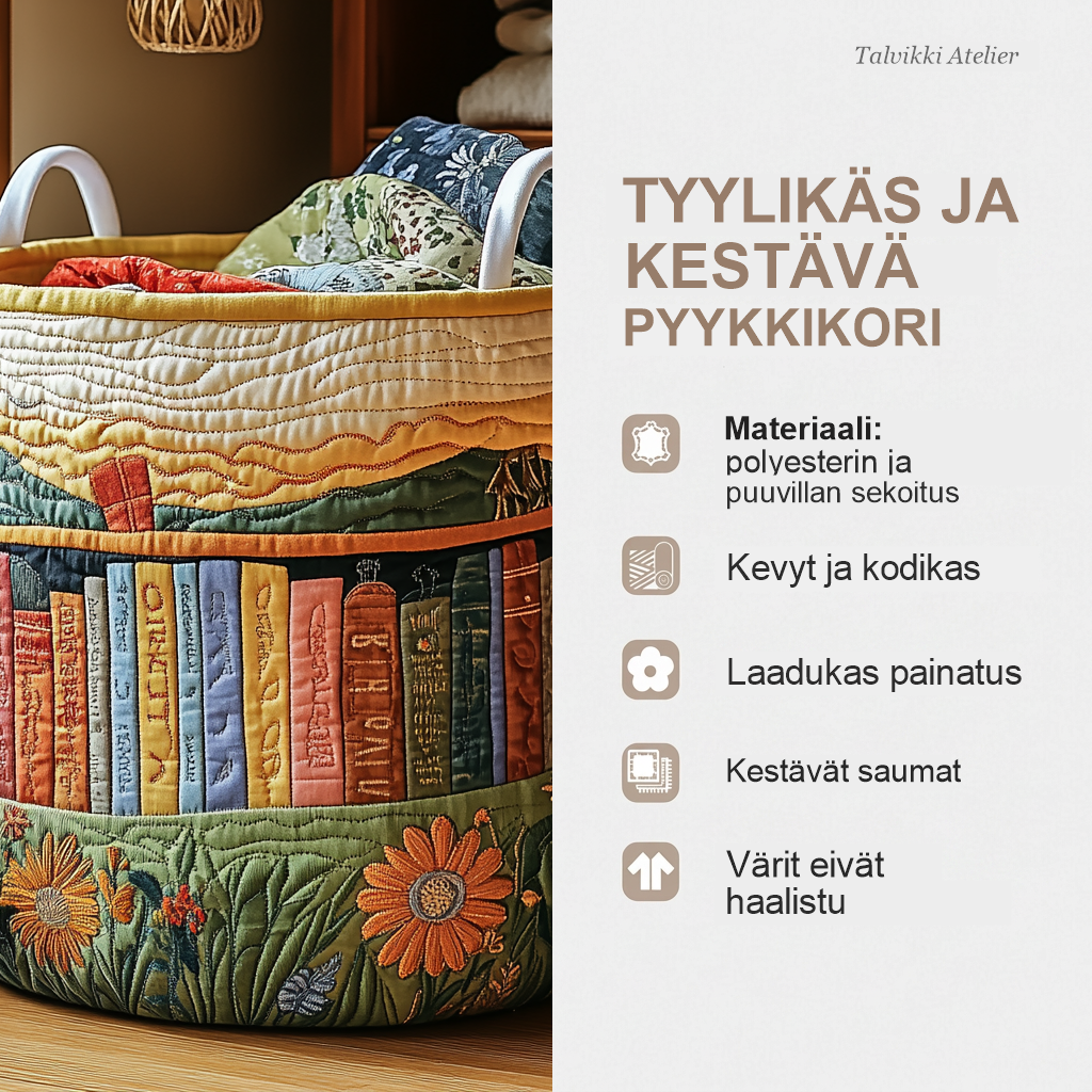 Pyykkikorin ominaisuudet