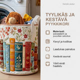 Kirjaseikkailu-pyykkikori