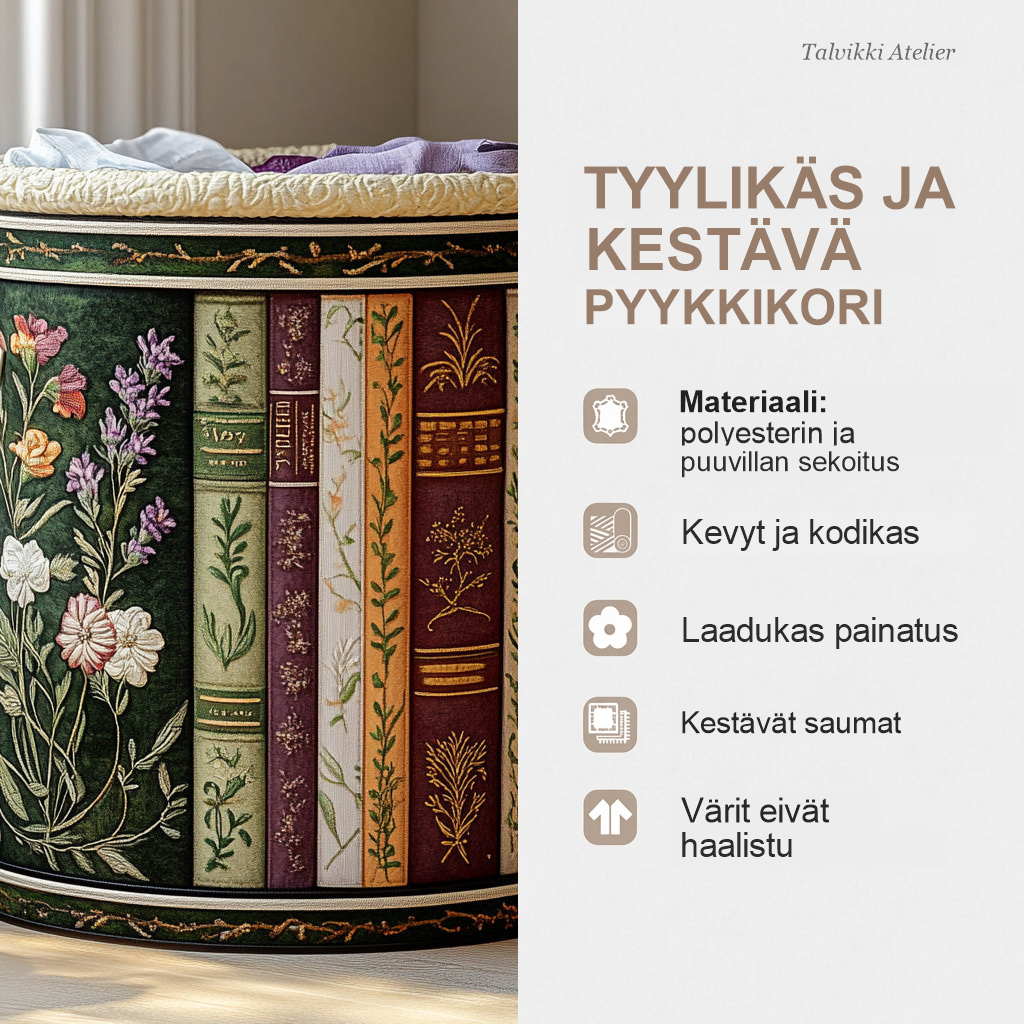 Pyykkikorin ominaisuudet