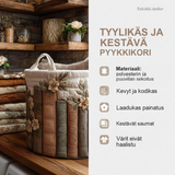 Pyykkikorin ominaisuudet