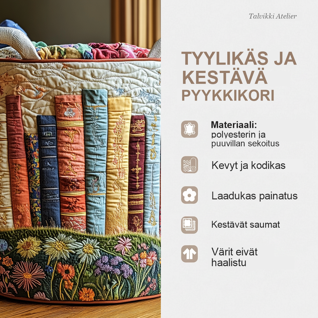 Pyykkikorin ominaisuudet