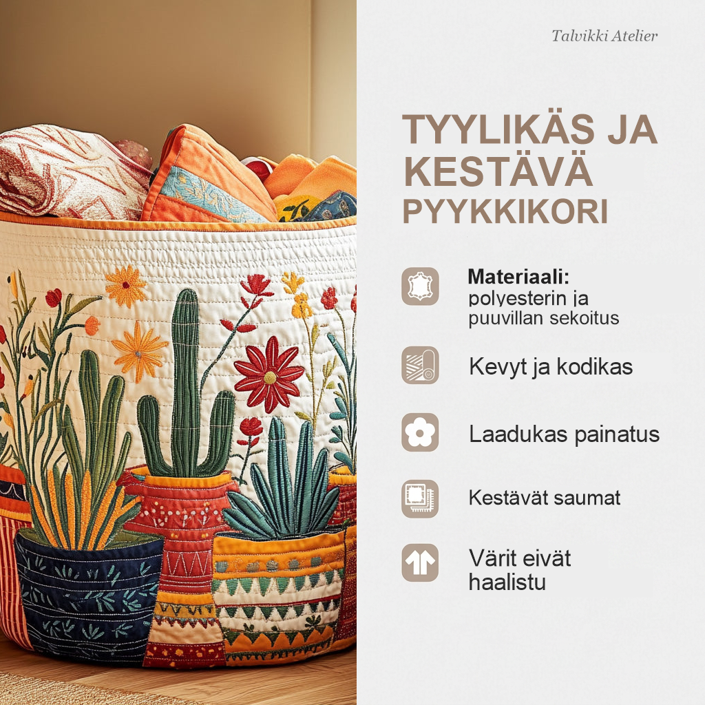 Pyykkikorin ominaisuudet