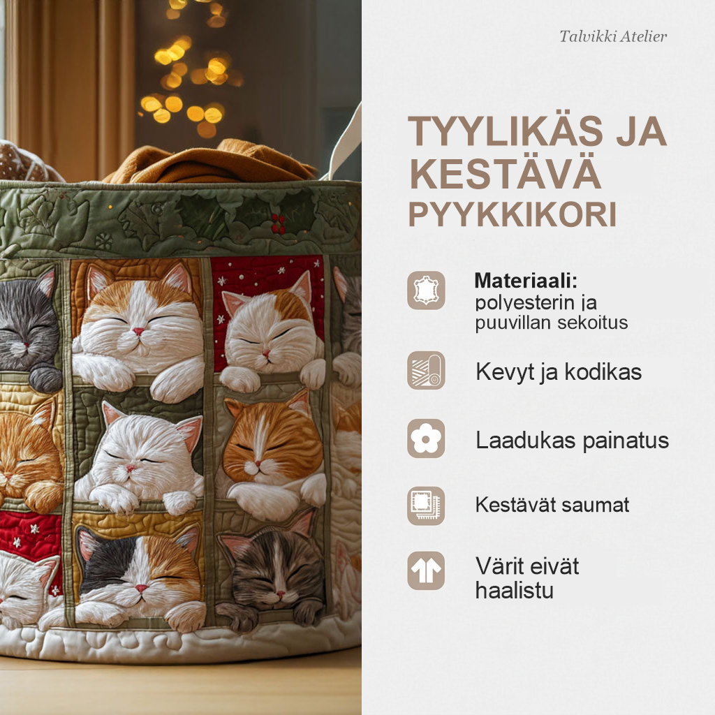 Pyykkikorin ominaisuudet