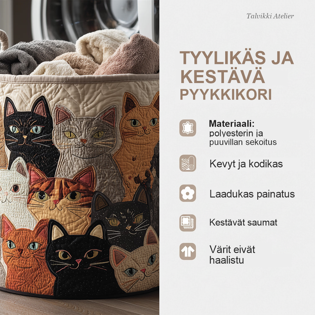 Pyykkikorin ominaisuudet