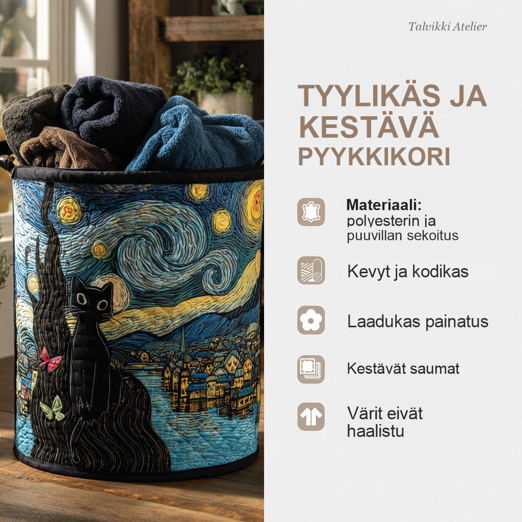 Pyykkikorin ominaisuudet
