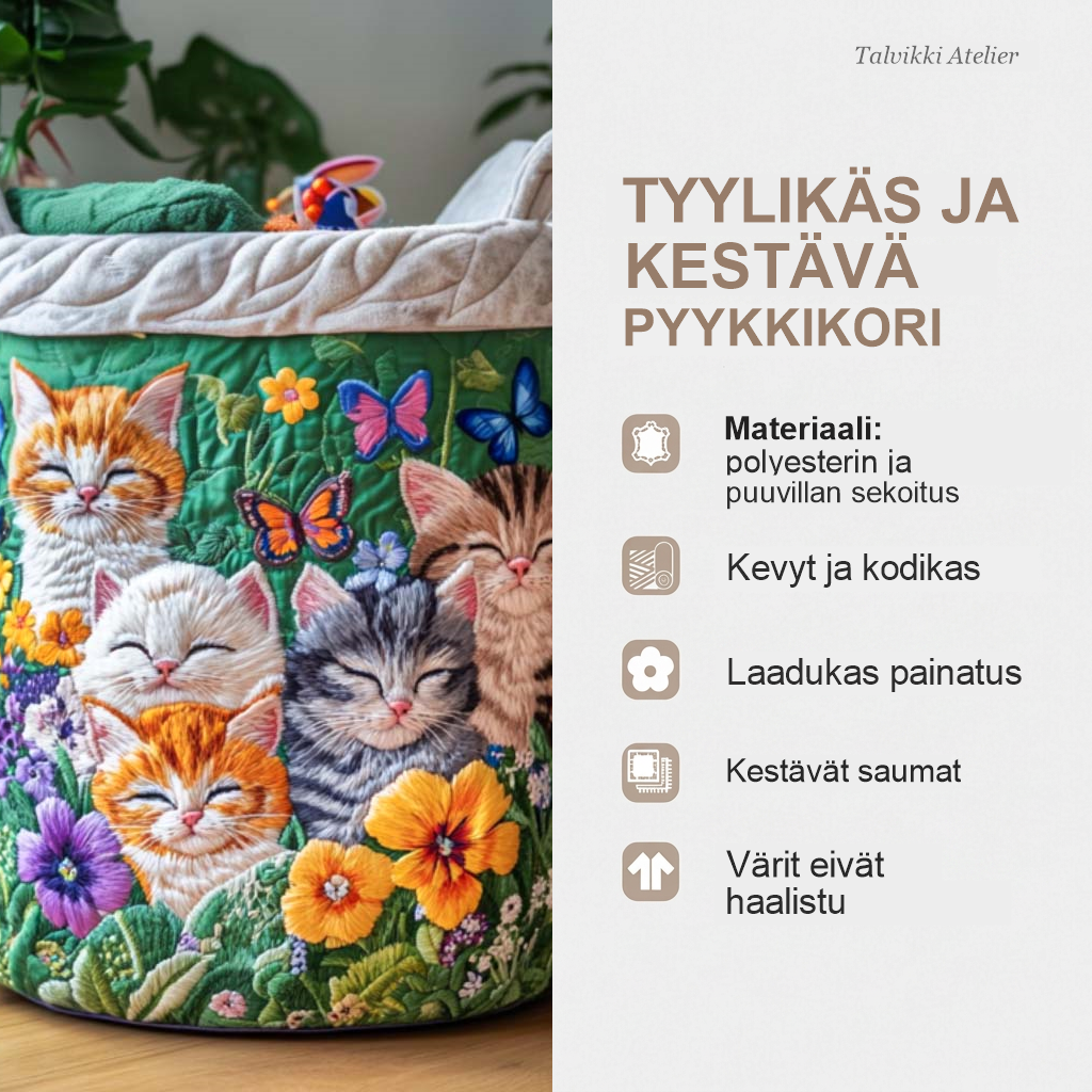 Pyykkikorin ominaisuudet