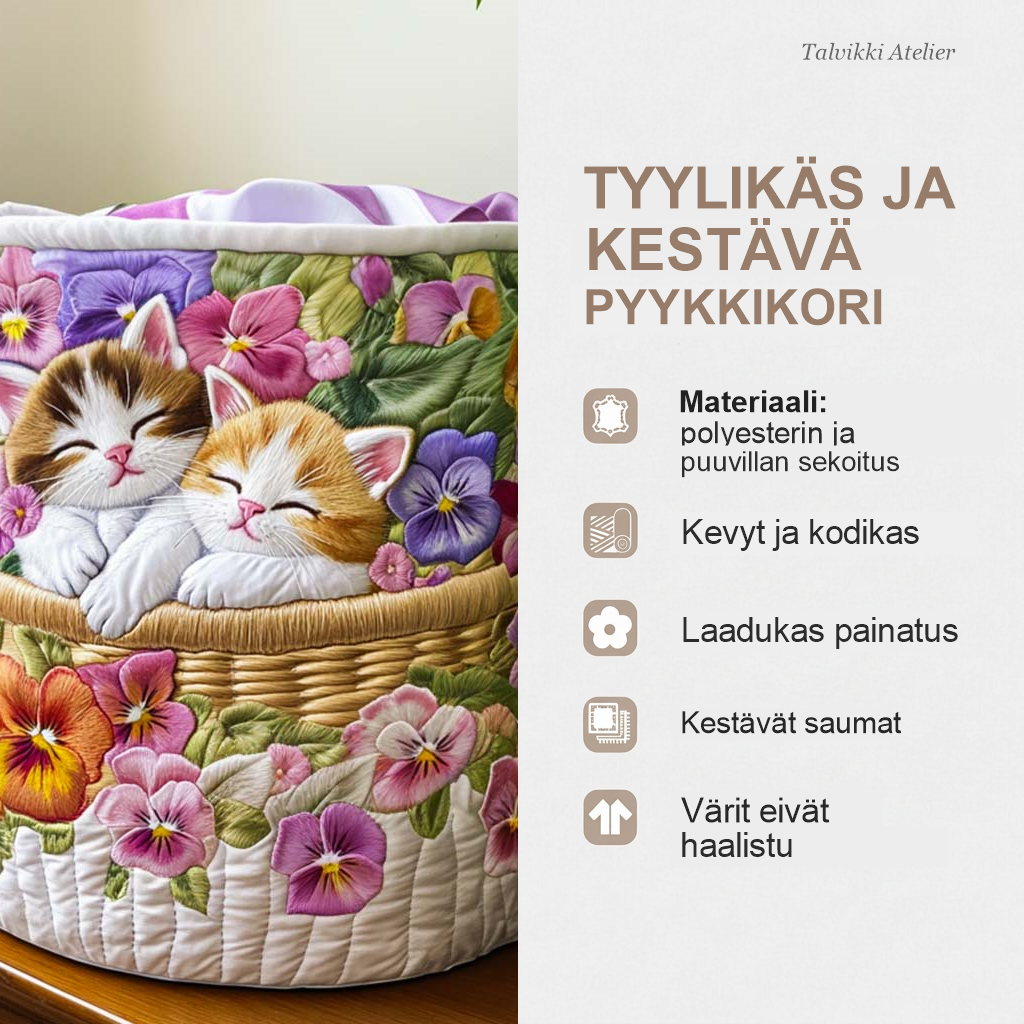 Pyykkikorin ominaisuudet