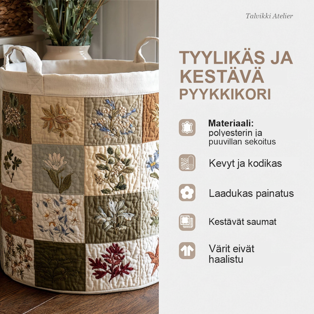 Pyykkikorin ominaisuudet