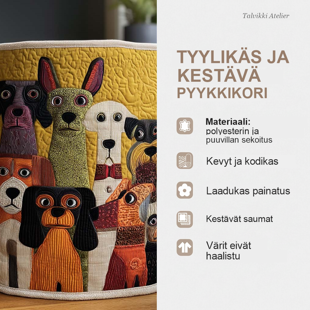 Pyykkikorin ominaisuudet